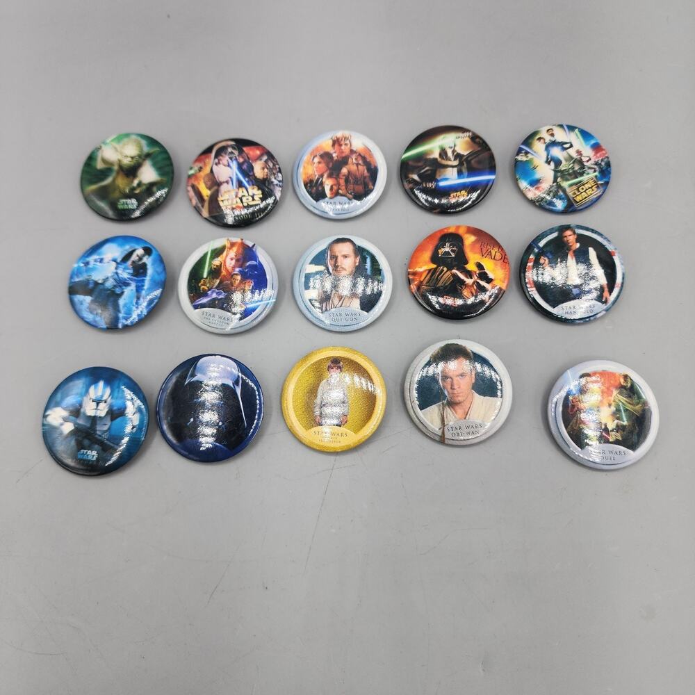 Star Wars Buttons Variety Lot of 15